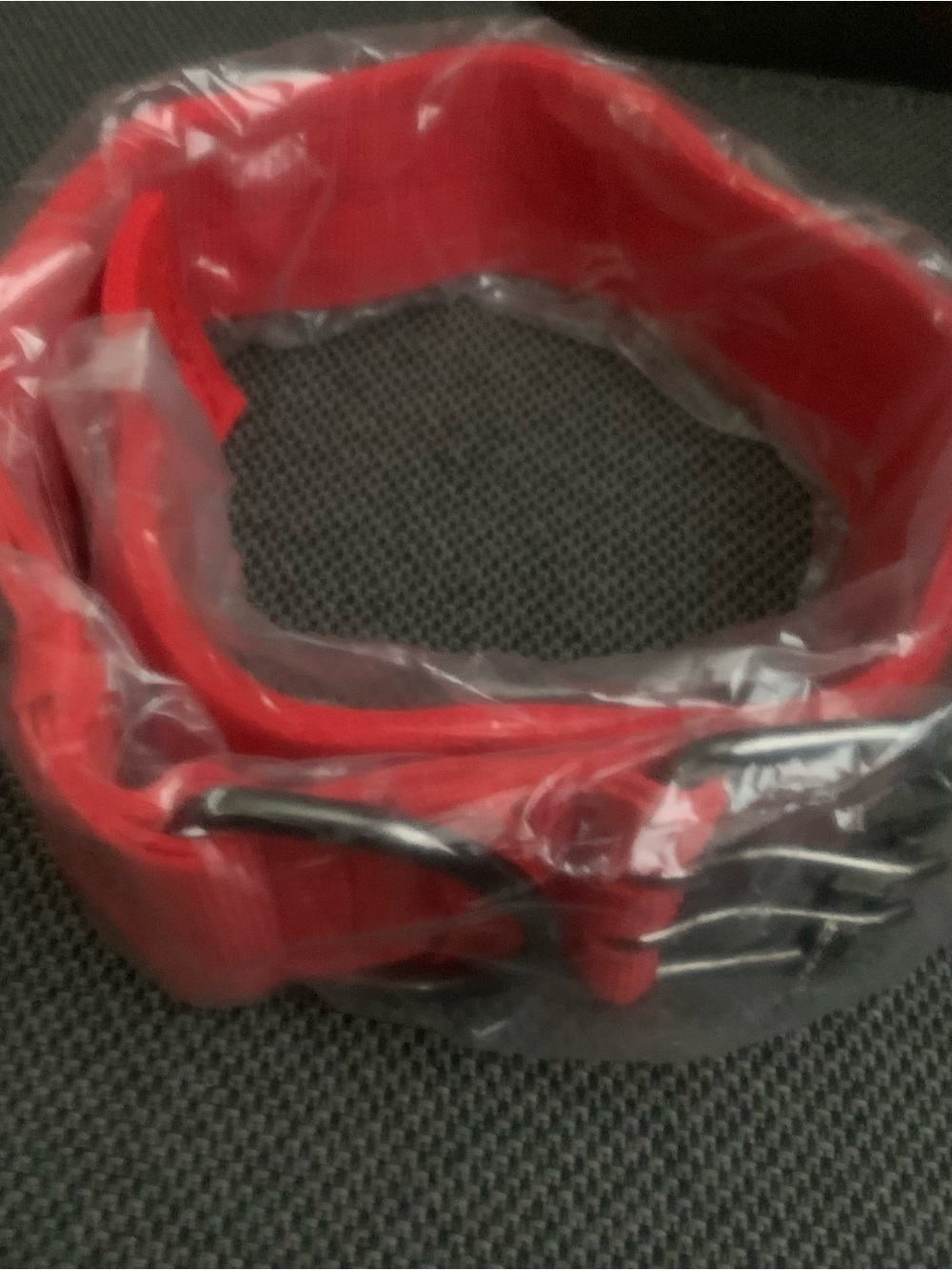 Red dog collar. Classic Adjustable Style